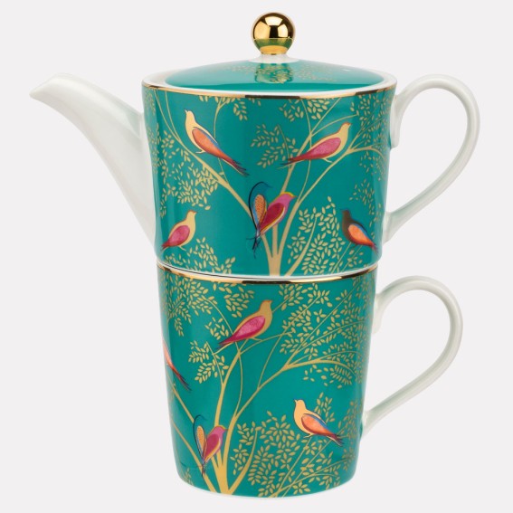 Green Chelsea Ceramic Tea for One 