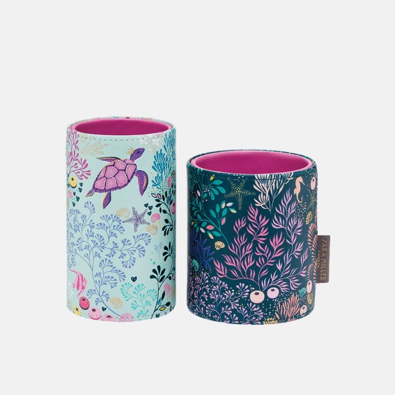 Underwater Spa Makeup Brush Holder Set of Two