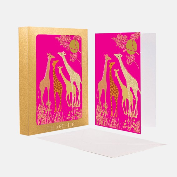 Giraffe Notecard  - Set of 10 Cards