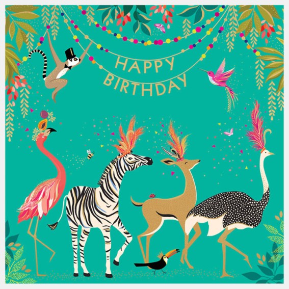 Party Parade Happy Birthday Large Card