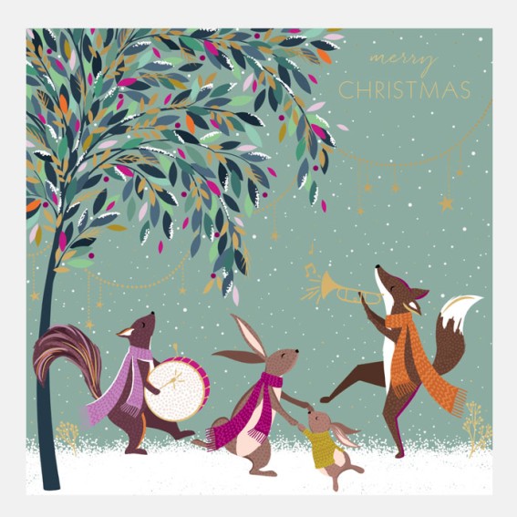 Woodland Tales Advent Calendar Card