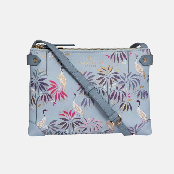 Crane Garden Zip Top Crossbody