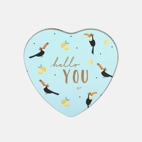 Little Gestures Toucan Hello You Small Heart Tin 