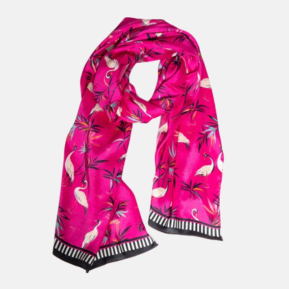 Pink Heron Scarf