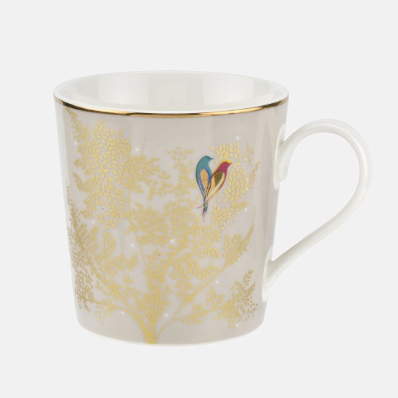 Pale Grey Lovebirds Mug