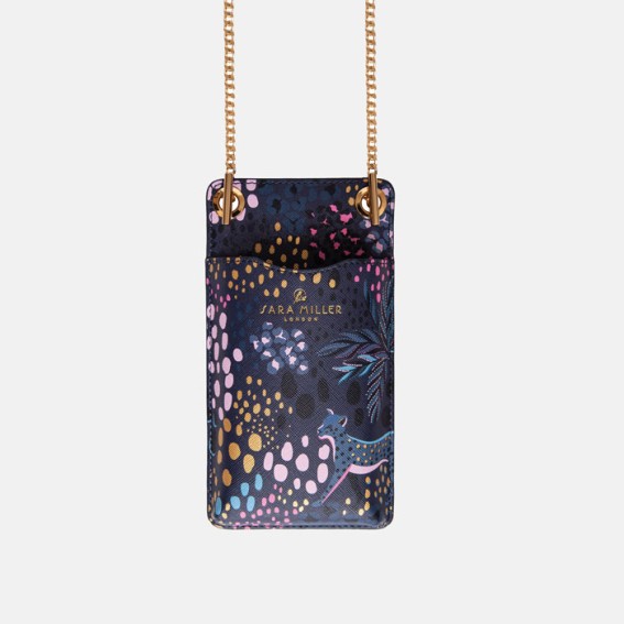 Midnight Leopard Phone Pouch