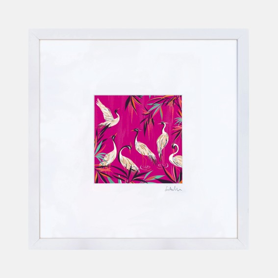 Pink Herons Wall Art