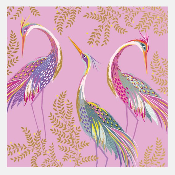 Dancing Cranes Card