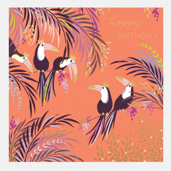 Toucans Happy Birthday Card