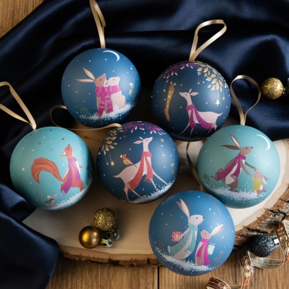 Fillable Baubles - Woodland Tales - Set of 6