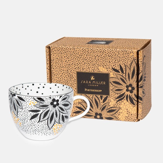 Artisanne Noir Lotus Mug