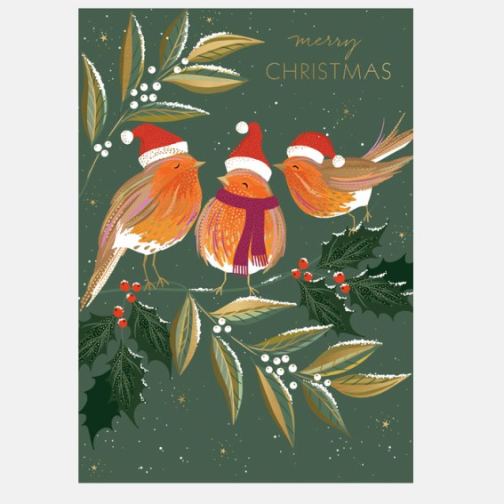 Robin Chorus Christmas Card