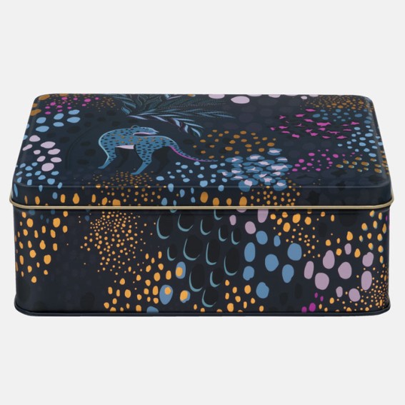 Midnight Leopard Deep Rectangular