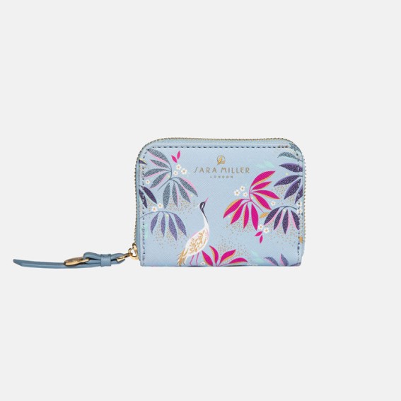 Crane Garden Small Zip Purse