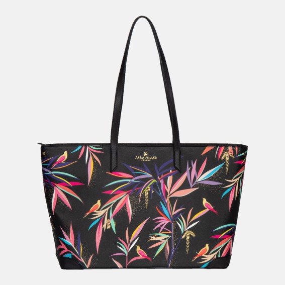 Black Bamboo Large Tote