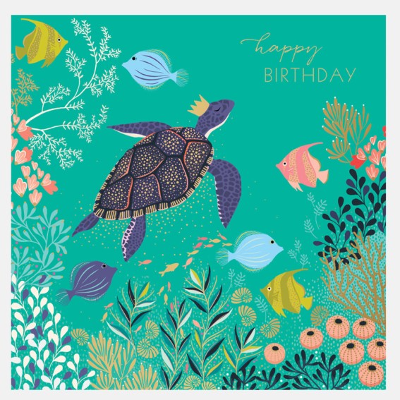 Deep Blue Sea Birthday Card