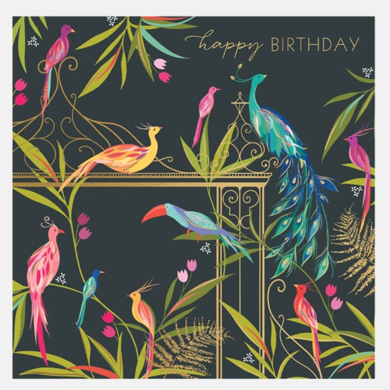 Beautiful Birds Birthday Card