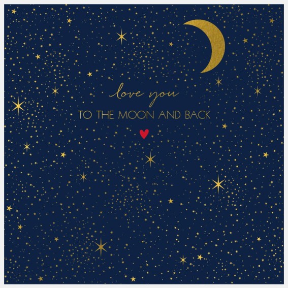 Little Gestures Love You To The Moon And Back Large Card