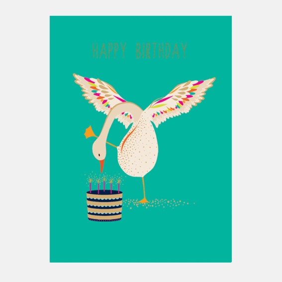 Happy Birthday Duck Card