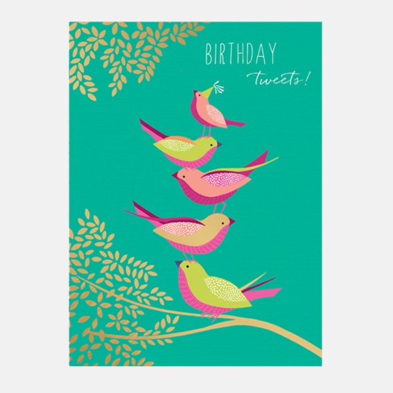Birthday Tweets Card