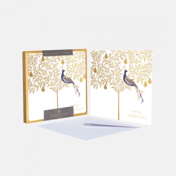 Luxury Partridge Christmas Cards - Box of 8