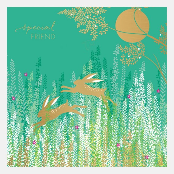 Special Friend Rabbits Card