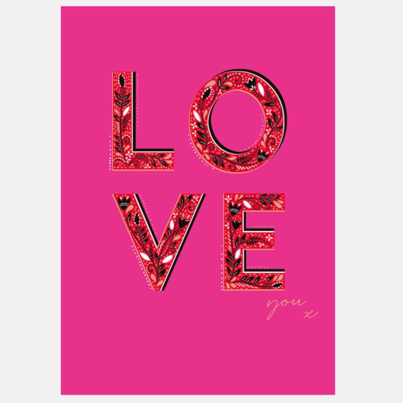 All You Need is Love Valentine Card