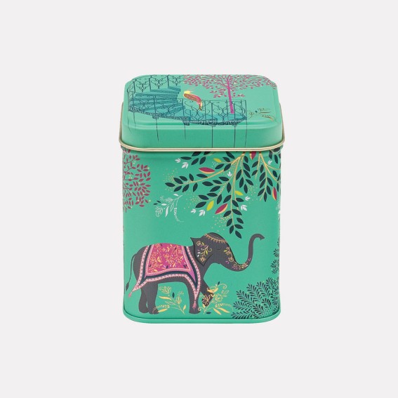 Elephant Oasis Mini Rectangular Tin