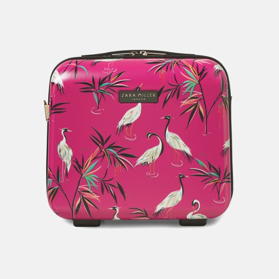 Pink Heron Vanity Case